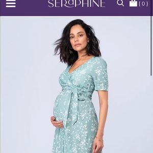 Seraphine Maternity and nursing dress sz 8, worn once